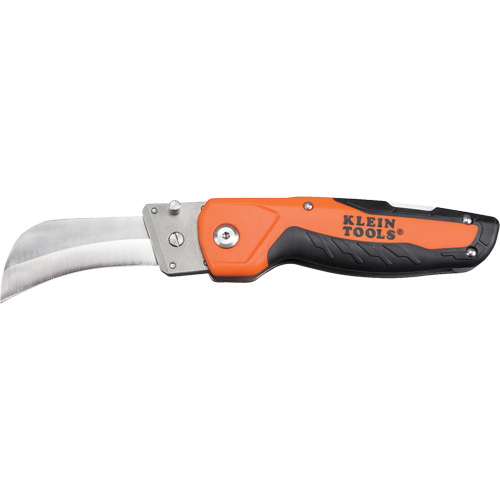 Cable Skinning Utility Knife with Replaceable Blade, 2-1/2" Blade, Stainless Steel Blade, Cushion Handle Les Distributions ICE