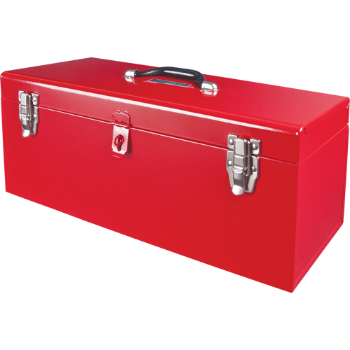 Coffre &agrave; outils portatif ATB100 avec plateau en m&eacute;tal pour outils, 8-3/4" P x 21" la x 9" h, Rouge Les Distributions ICE