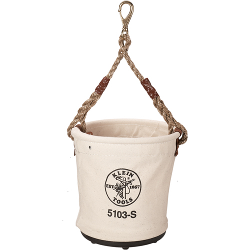 Seau &agrave; outils, 12" lo x 12" la x 12" h, Toile, Beige Les Distributions ICE
