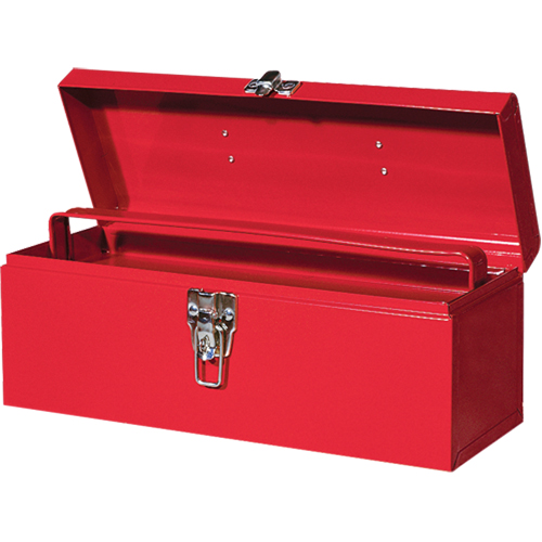 Coffre &agrave; outils portatif ATB100 avec plateau en m&eacute;tal pour outils, 6" P x 16" la x 6-1/2" h, Rouge Les Distributions ICE