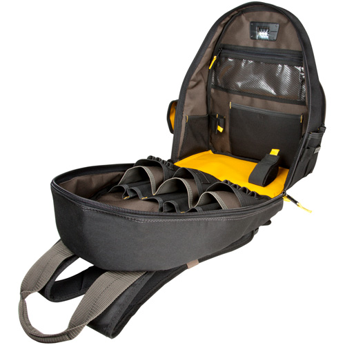 Techgear 53-Pocket Tool Backpack, 16" L x 13-1/4" W, Black, Polyester Les Distributions ICE