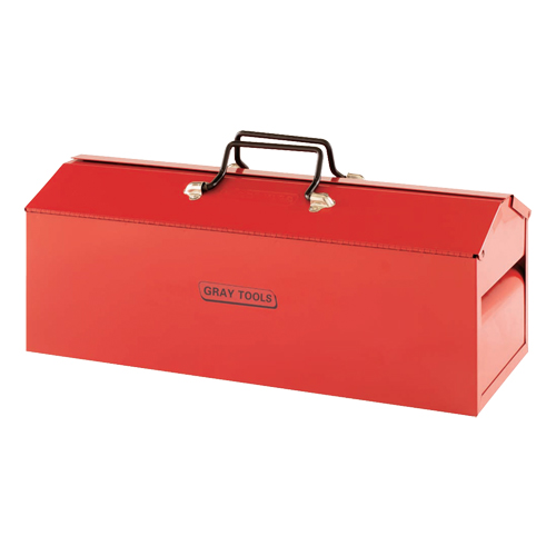 Tool Box, 8-13/20" D x 21-3/10" W x 9" H, Red Les Distributions ICE