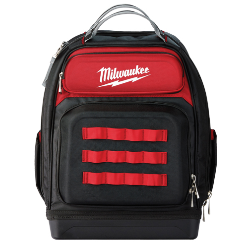 Ultimate Jobsite Backpack, 20" L x 17" W, Black, Ballistic Les Distributions ICE
