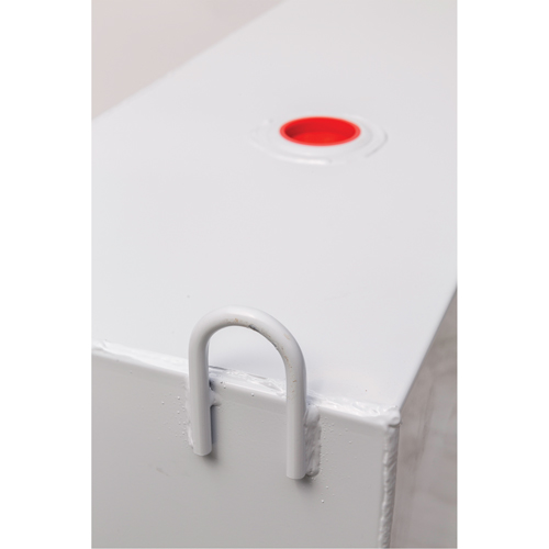 Steel Fuel Transfer Tank, Steel, 100 Gal. Capacity, White Les Distributions ICE