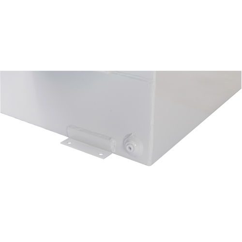 Steel Fuel Transfer Tank, Steel, 100 Gal. Capacity, White Les Distributions ICE