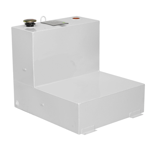 Steel Fuel Transfer Tank, Steel, 48 gal. Capacity, White Les Distributions ICE