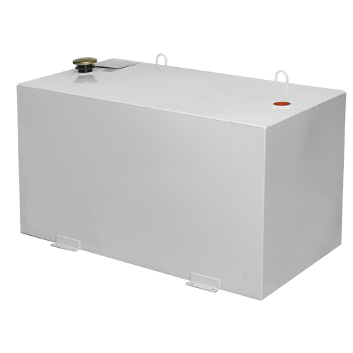 Steel Fuel Transfer Tank, Steel, 100 Gal. Capacity, White Les Distributions ICE