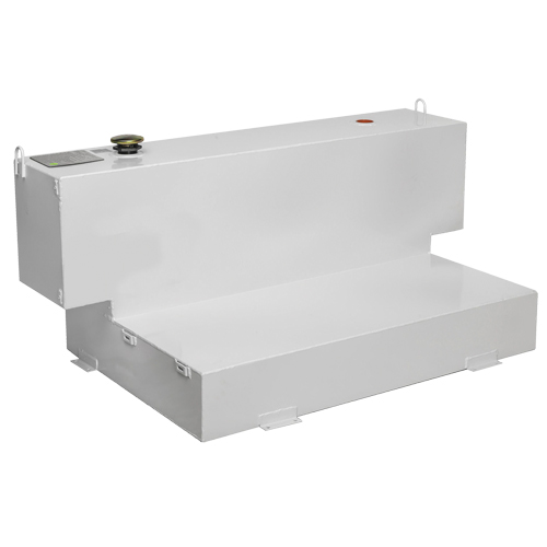 Steel Fuel Transfer Tank, Steel, 100 Gal. Capacity, White Les Distributions ICE