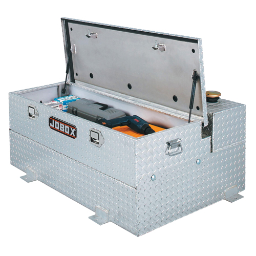 Aluminum Fuel Transfer Tank & Chest, Aluminum, 74 gal. Capacity, Silver Les Distributions ICE