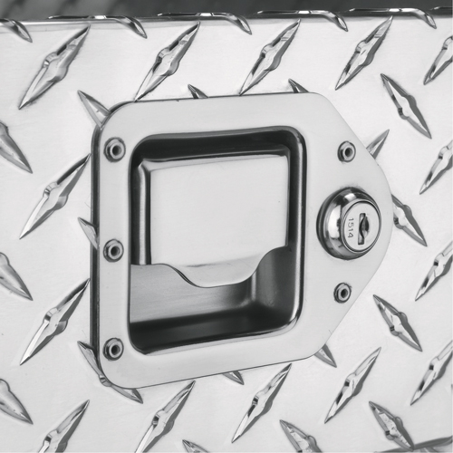 Aluminum Fuel Transfer Tank & Chest, Aluminum, 74 gal. Capacity, Silver Les Distributions ICE
