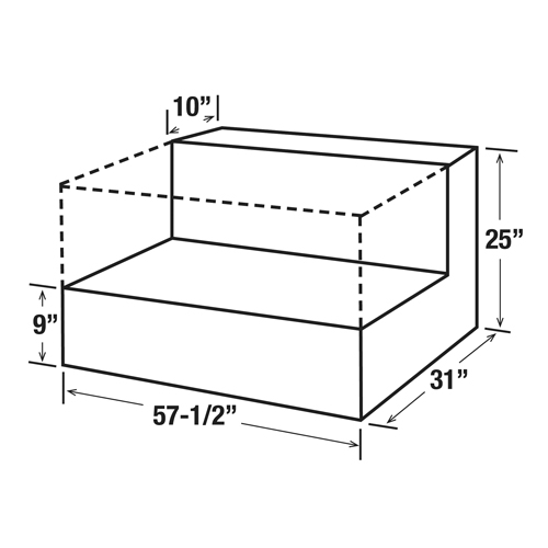 R&eacute;servoir de transfert pour carburant en aluminium, Aluminium, Capacit&eacute; 100 gal., Argent Les Distributions ICE