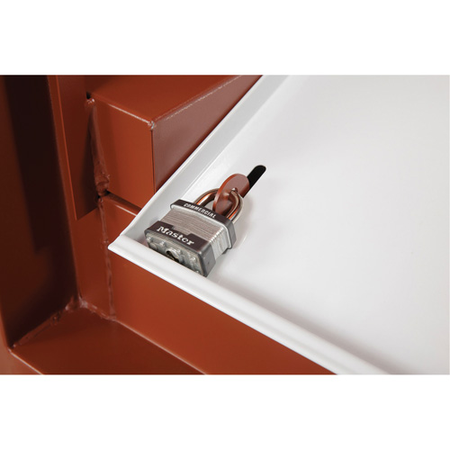 Field Office Jobsite Box, 33" W x 63" D x 80" H, Steel, Red Les Distributions ICE