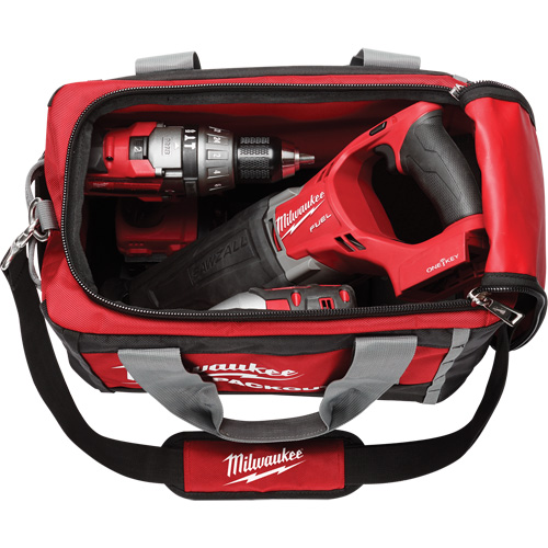 Packout Tool Bag, Ballistic Nylon, 2 Pockets, Black/Red Les Distributions ICE
