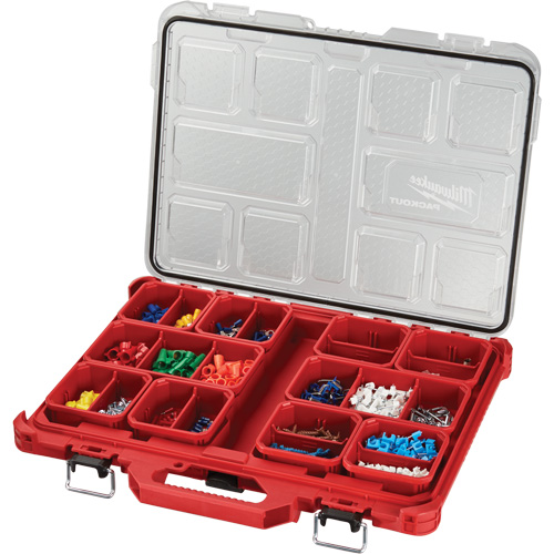 Organisateur profil&eacute; Packout, 19-3/4" x 16-2/5" x 2-1/2", Noir/Rouge Les Distributions ICE