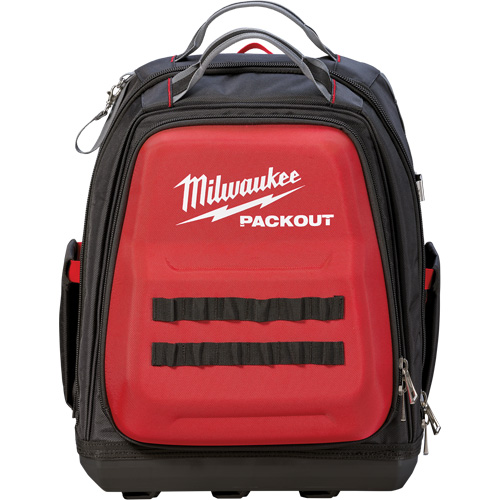 Packout Backpack, 15-3/4" L x 11-4/5" W, Black/Red, Ballistic Les Distributions ICE