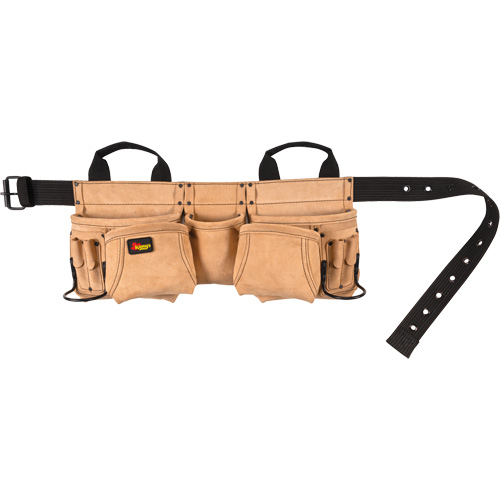 Carpenter's Tool Belt, Leather, Tan Les Distributions ICE