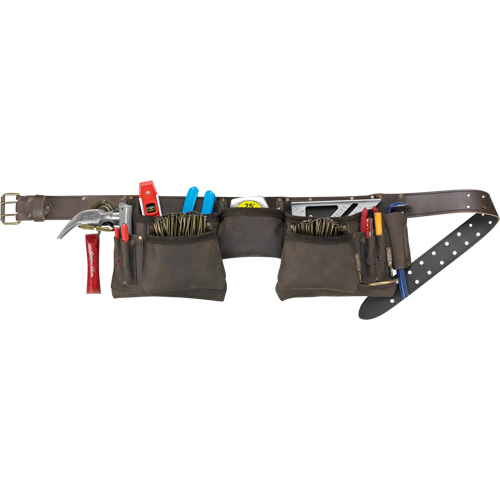 Constructor's Tool Belt, Leather, Tan Les Distributions ICE