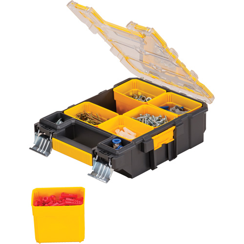 Organisateur de format moyen PRO, 4-1/2" la x 10-1/4" p x 13-3/5" h, Noir/Jaune Les Distributions ICE