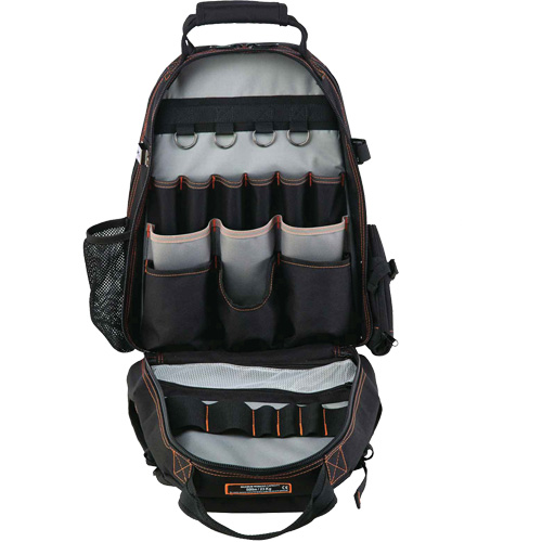 Arsenal&reg; 5843 Tool Backpack, 13-1/2" L x 8-1/2" W, Black, Polyester Les Distributions ICE