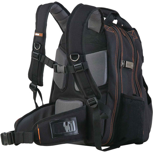 Arsenal&reg; 5843 Tool Backpack, 13-1/2" L x 8-1/2" W, Black, Polyester Les Distributions ICE