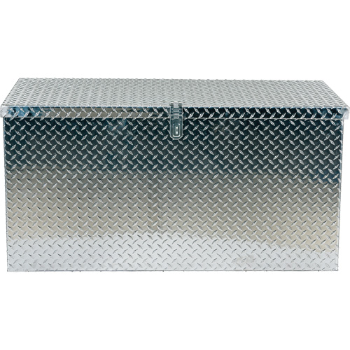 Boîte &agrave; outils portative en t&ocirc;le larm&eacute;e d'aluminium, 25-1/16" P x 49-1/4" la x 24" h, Argent Les Distributions ICE