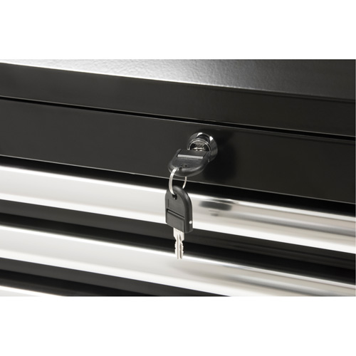 Coffre &agrave; outils industriel, 26" la, 4 tiroirs, Noir Les Distributions ICE
