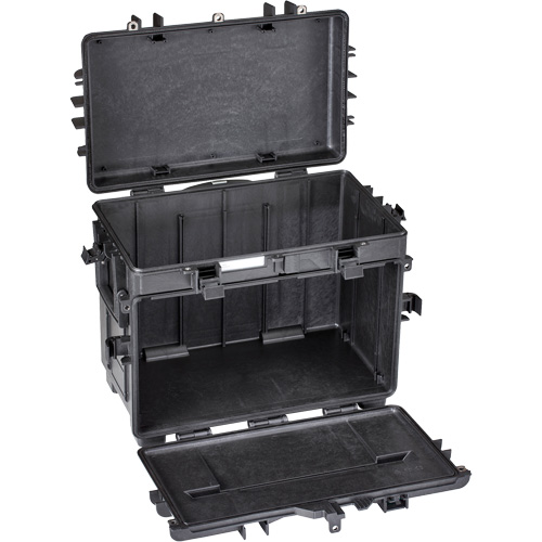 Coffre &agrave; outils militaire mobile avec tiroirs, 22-4/5" la x 15" p x 18" h, Noir Les Distributions ICE