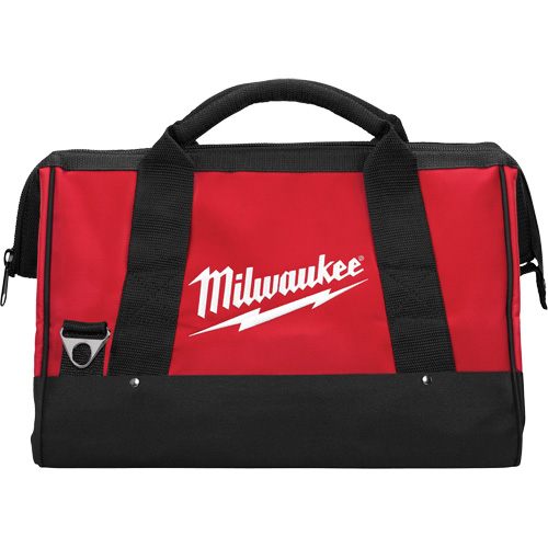 Soft Sided Contractor's Bag, Black/Red Les Distributions ICE