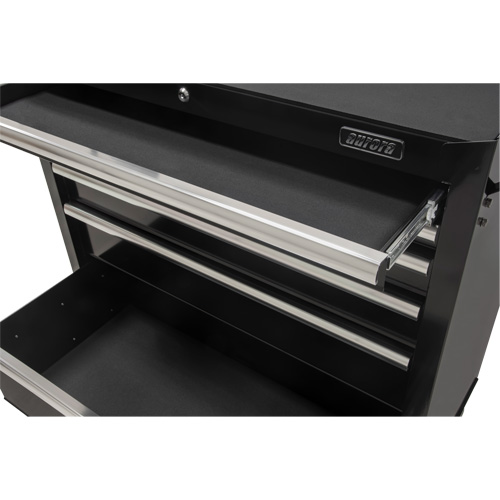 Industrial Tool Cart, 6 Drawers, 39" W x 20-4/5" D x 38-1/2" H, Black Les Distributions ICE