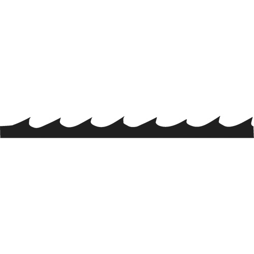 12-Piece Skip Tooth Scroll Saw Blades, Scroll cutting, 0.015" W x 5" L, 30 TPI Les Distributions ICE