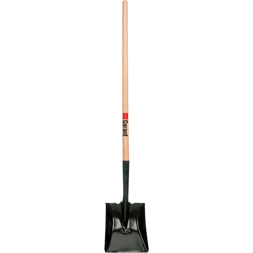 Square Point Shovel, Wood, Tempered Steel Blade, Straight Handle, 42" Long Les Distributions ICE