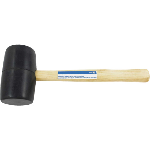 RM-16 Rubber Mallet, 16 oz., Wood Handle, 13-1/4" L Les Distributions ICE