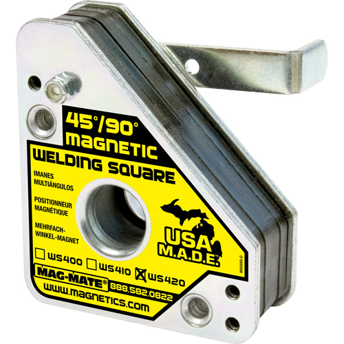 Magnetic Welding Squares, 3-3/4" L x 1-1/2" W x 4-3/8" H, 150 lbs. Les Distributions ICE