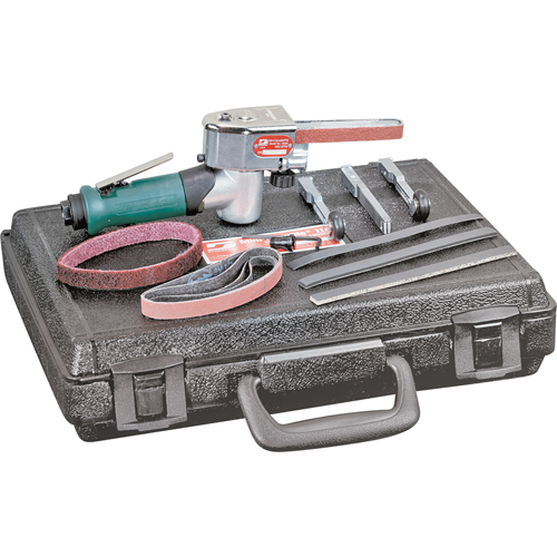 Mini-Dynafile&reg; II Abrasive Belt Machines, 1/8" - 1/2", 1/4" NPTF Les Distributions ICE