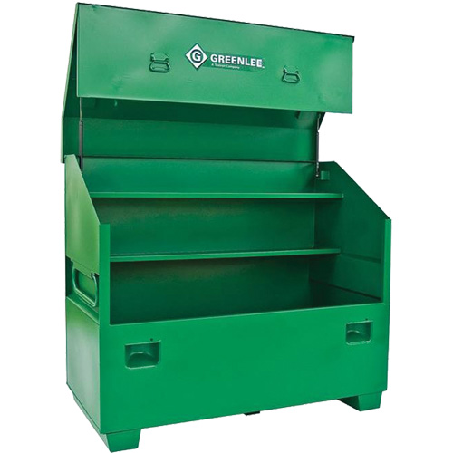 Jobsite Chest, 60" W x 30" D x 48" H, Green Les Distributions ICE