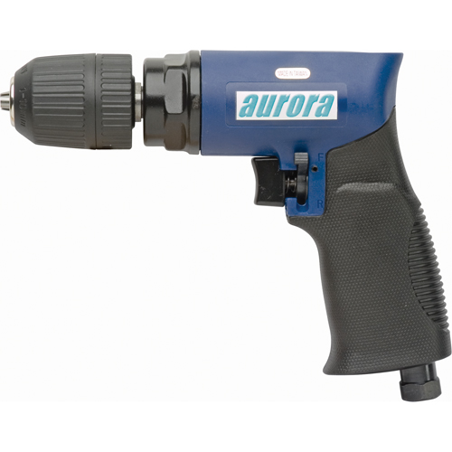 3/8" Air Reversible Drill, 4 CFM, 1/4" NPT, 88 dBA, 3/8" Chuck Les Distributions ICE