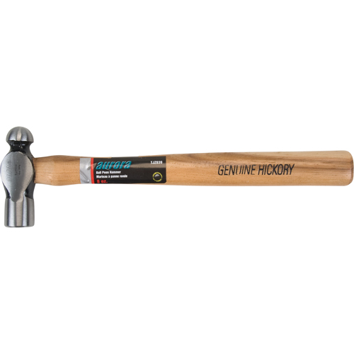 Ball Pein Hammer, 8 oz. Head Weight, Plain Face, Wood Handle Les Distributions ICE