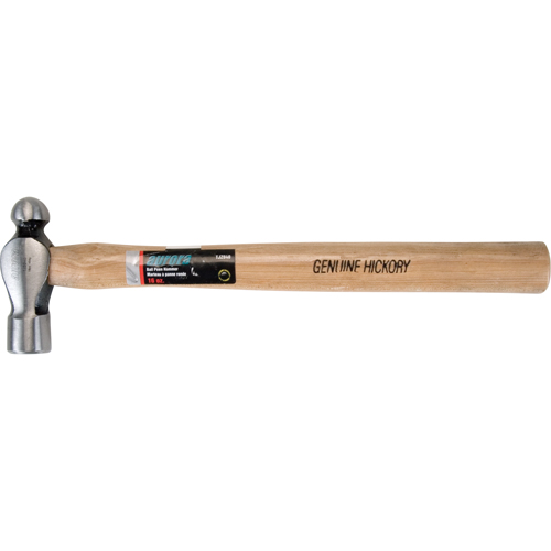 Ball Pein Hammer, 16 oz. Head Weight, Plain Face, Wood Handle Les Distributions ICE