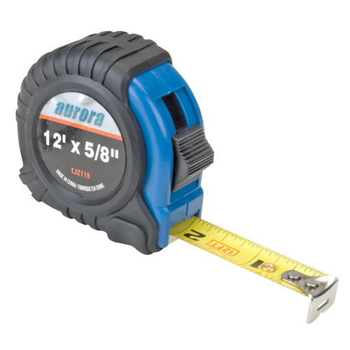 Measuring Tape , 5/8" x 12', in/ft. Graduations Les Distributions ICE
