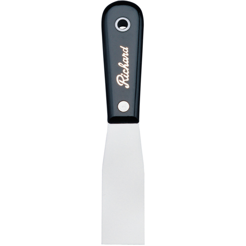 Putty Knife Stiff, Steel Blade, 1-1/4" Wide, Polypropylene Handle Les Distributions ICE