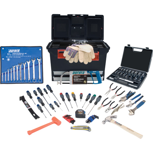 Ensemble d'outils pour ouvrier, 86 morceaux Les Distributions ICE