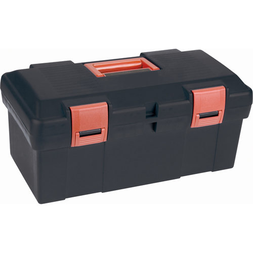 Heavy-Duty Tool Box, 17-1/2" W x 9-1/2" D x 8" H, Black Les Distributions ICE
