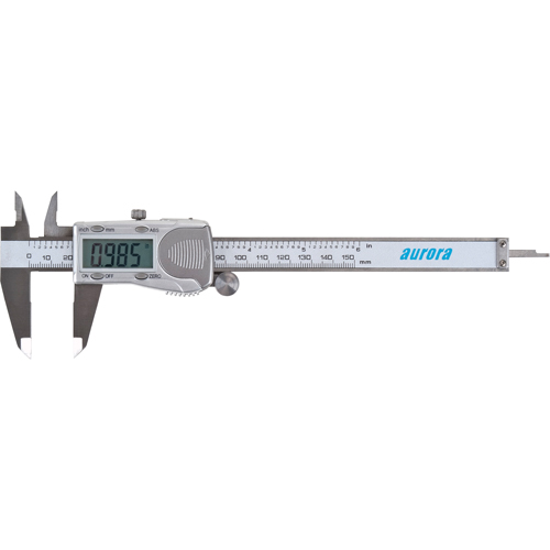 Electronic Digital Calipers, 0.001" (0.03 mm) Resolution, 0 - 6" (0 - 152 mm) Range Les Distributions ICE