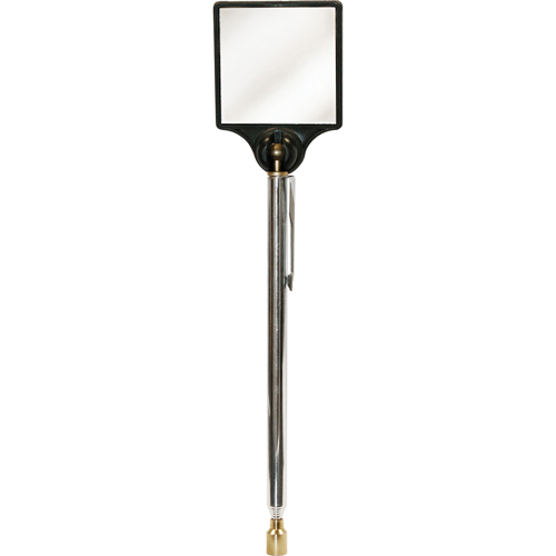 Inspection Magnetic Mirror, Square, 2" L x 2" W, Telescopic Les Distributions ICE