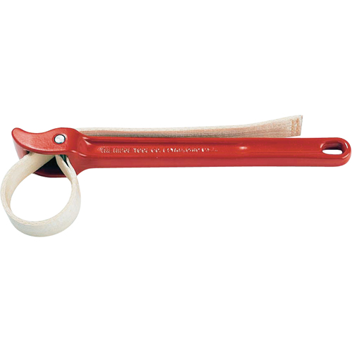 Cl&eacute;s &agrave; sangle no 2, 2" (50,8 mm) Capacit&eacute; de tuyau, 1-1/8" Largeur du feuillard, 24" Longueur de la courroie Les Distributions ICE