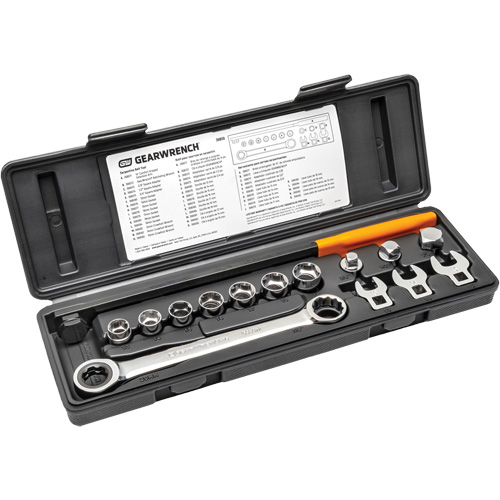 Ensemble d'outils &agrave; rochet avec ceinture serpentine 15 mcx Les Distributions ICE
