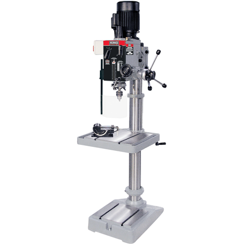 Perceuses avec t&ecirc;te &agrave; engrenages, 1/2" Mandrin, 6 Vitesse(s), 21-3/4" la x 19-1/2" lo, #3 Morse Les Distributions ICE