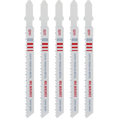 Jigsaw Blade, Bi-Metal, T-Shank, 4" L, 10 TPI Les Distributions ICE