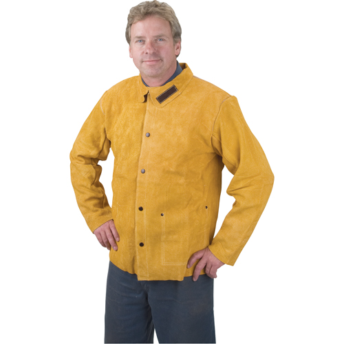 Veste de soudage, Cuir, Moyen, Golden Brown Les Distributions ICE