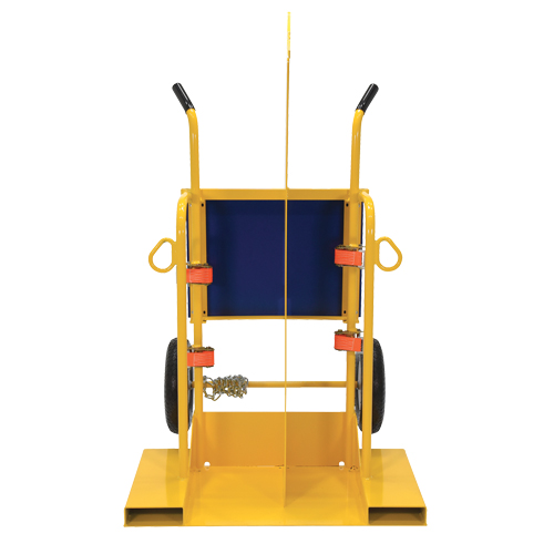 Welding Cylinder Torch Cart, Pneumatic Wheels, 24" W x 19-1/2" L Base, 500 lbs. Les Distributions ICE